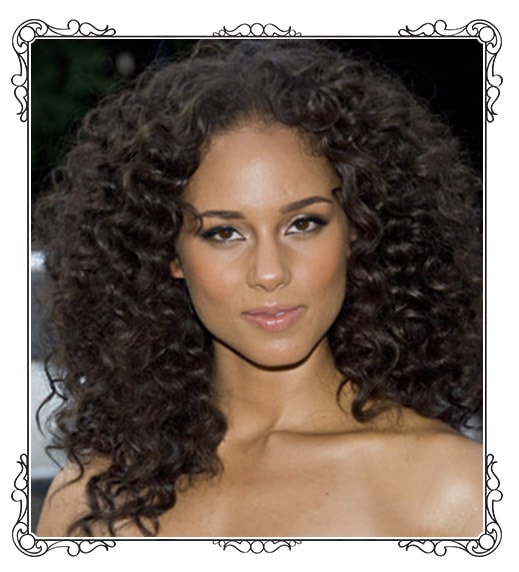curly-hair-types-Alicia-Keys
